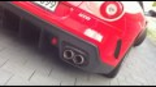 Ferrari 599 GTO Spits Fire and Sounds Wonderful